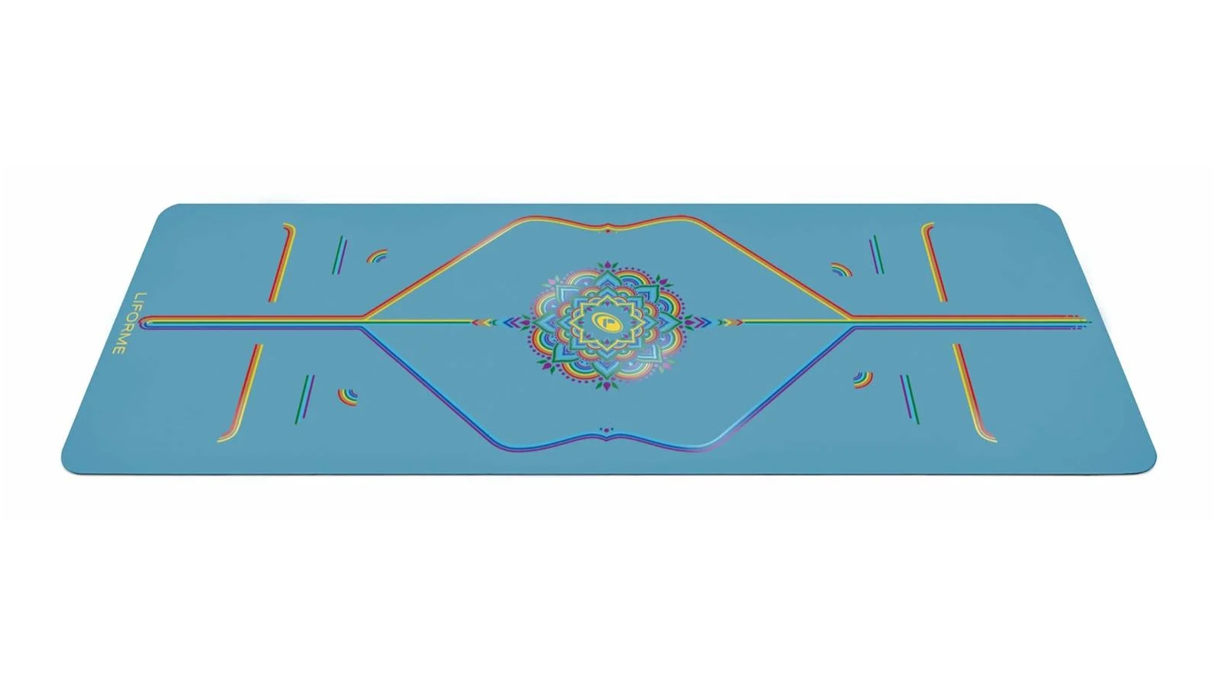 ヨガマット- LIFORME BLUE SKY RAINBOW YOGA MAT Liforme_Rainbow_Travel_Yoga_Ma