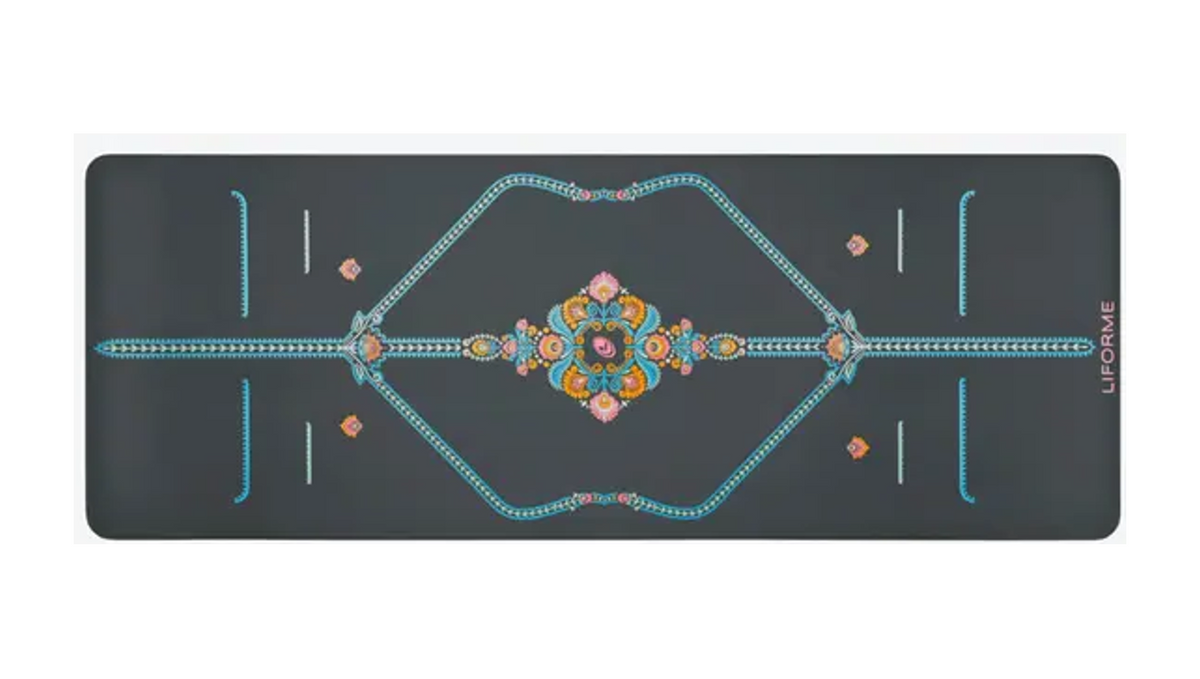 Liforme Mindful Garden Grey/Floral