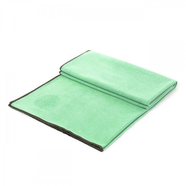 Manduka eQua Mat Towel - Green Ash - goYOGA Outlet