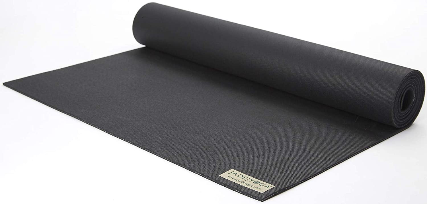 Jade Yoga - Harmony Mat 74" Black - goYOGA Outlet