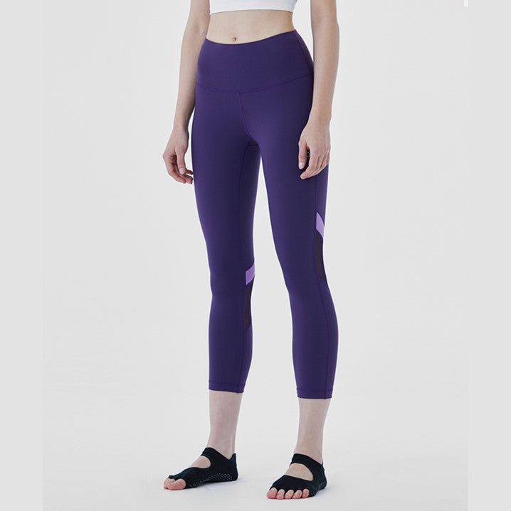 (BOTTOM) MLP0705 Crop 21" - Blueberry - goYOGA Outlet