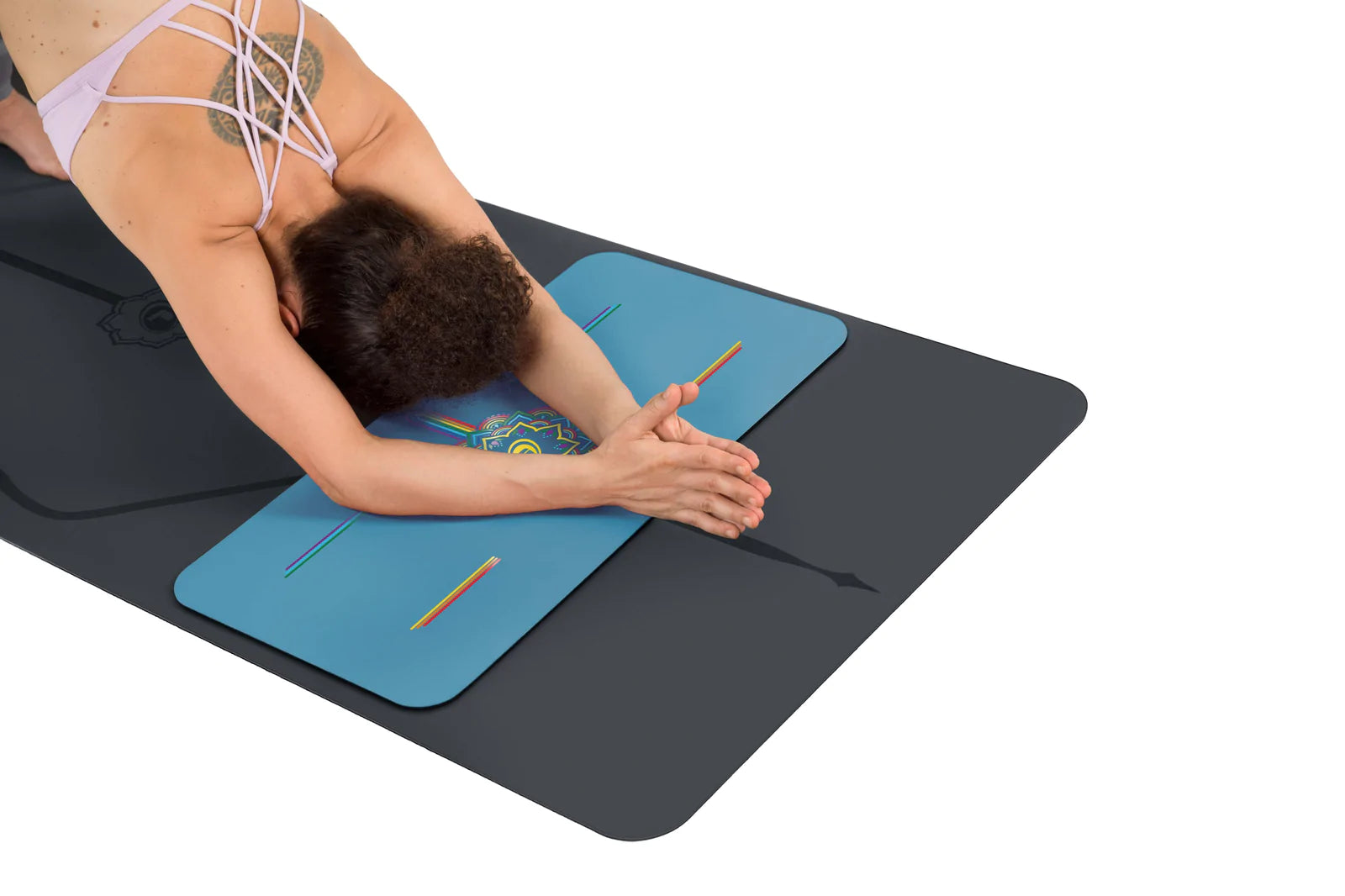 Liforme Yoga Pad - Blue Sky Rainbow