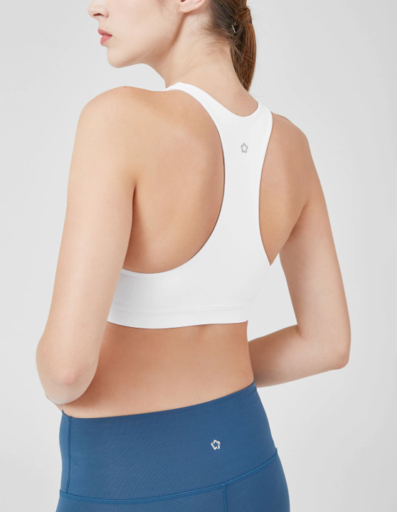 Power Sports Bra - White