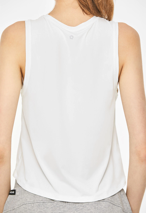 Cozy Crop Tank Top - Off-White