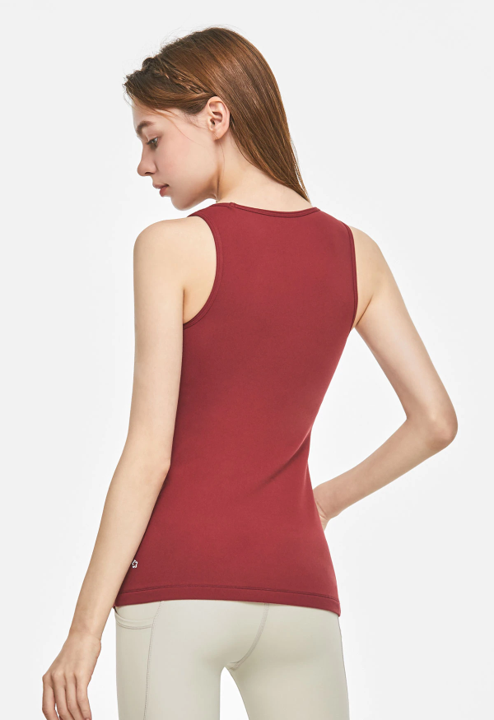 Slit Support Top - Burgundy