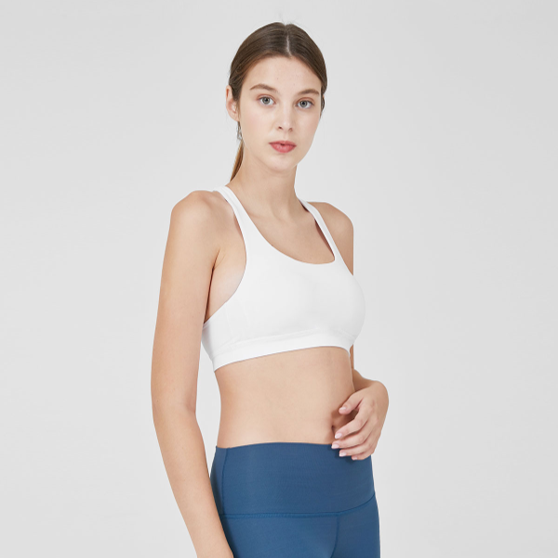 Power Sports Bra - White