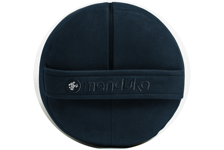 Manduka Round Bolster - Midnight - goYOGA Outlet