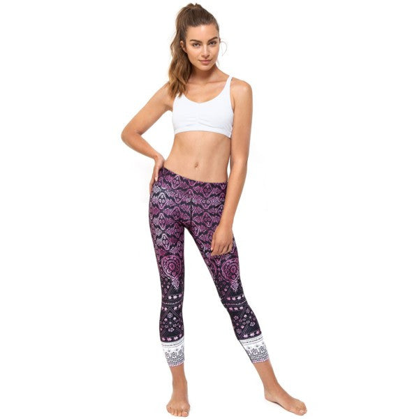 Dharma Bums Marsala Shanti (7/8 length) - goYOGA Outlet