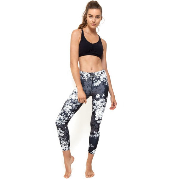 Dharma Bums Vintage Rose (7/8 length) - goYOGA Outlet