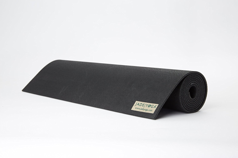 Jade Yoga - Harmony Mat 68" Black - goYOGA Outlet