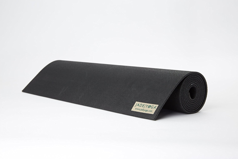 Jade Yoga - Harmony Mat 74" Black - goYOGA Outlet
