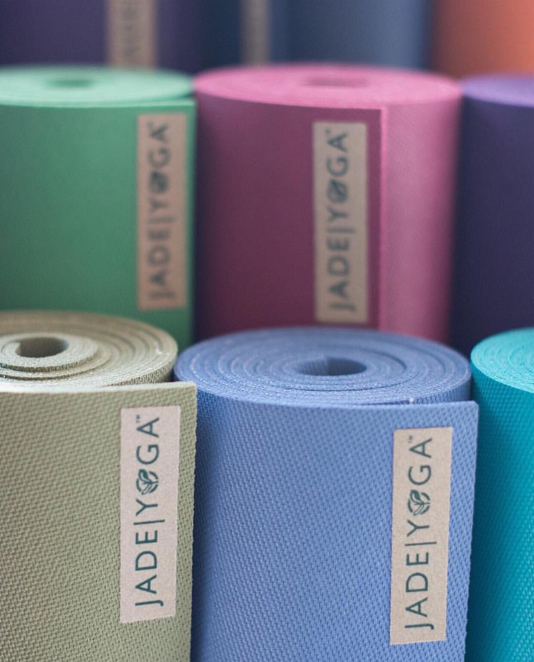 Jade Yoga - Travel Mat 68" Olive - goYOGA Outlet