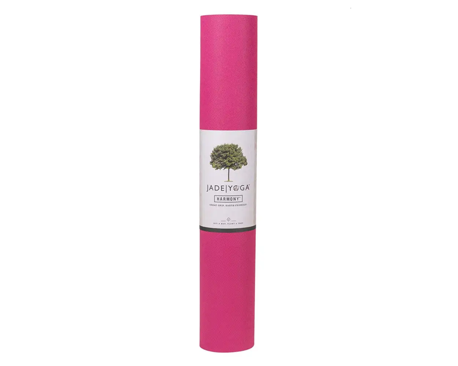 Jade Yoga - Harmony Mat 68" Pink