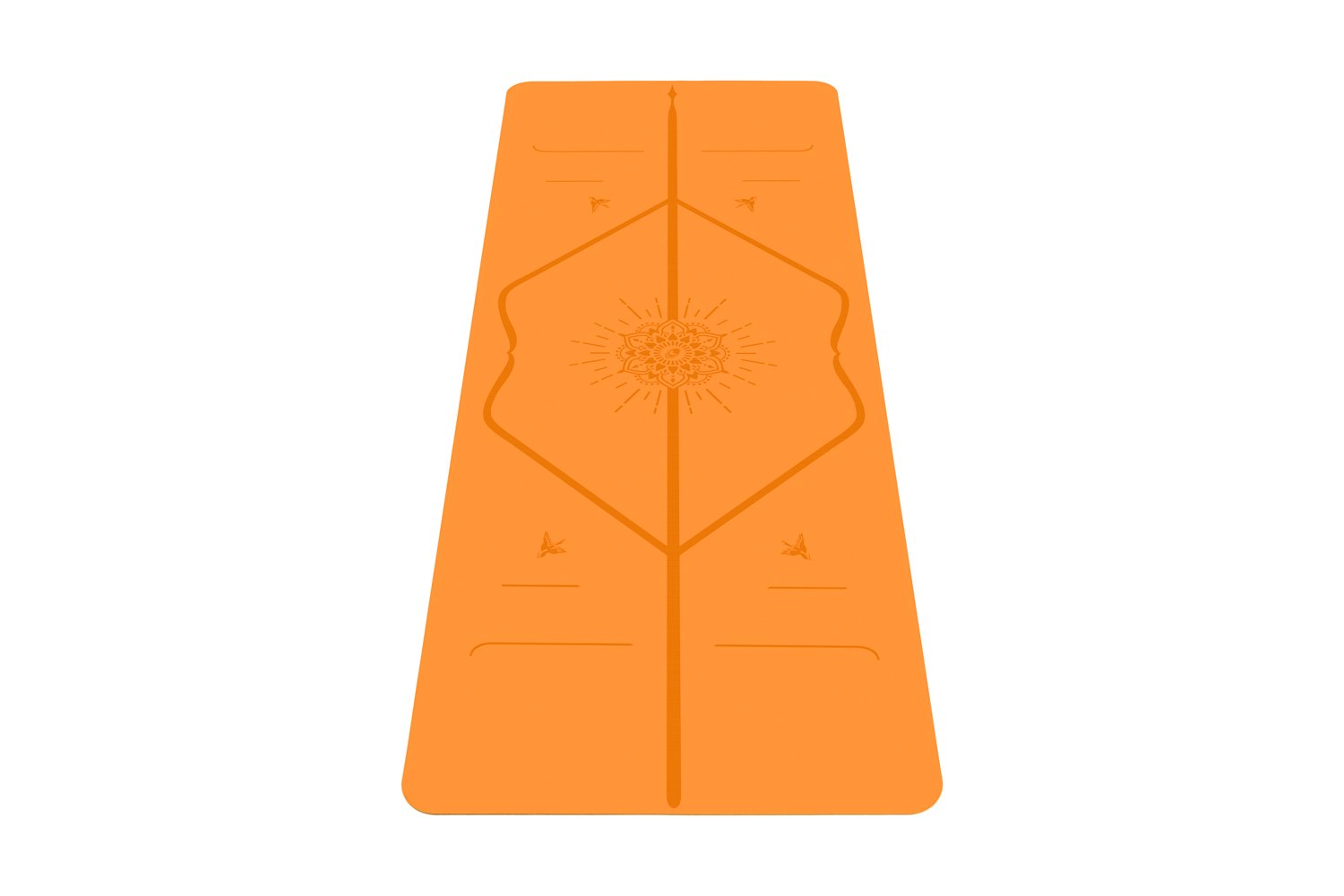 Liforme Happiness Yoga Mat - Vibrant Orange