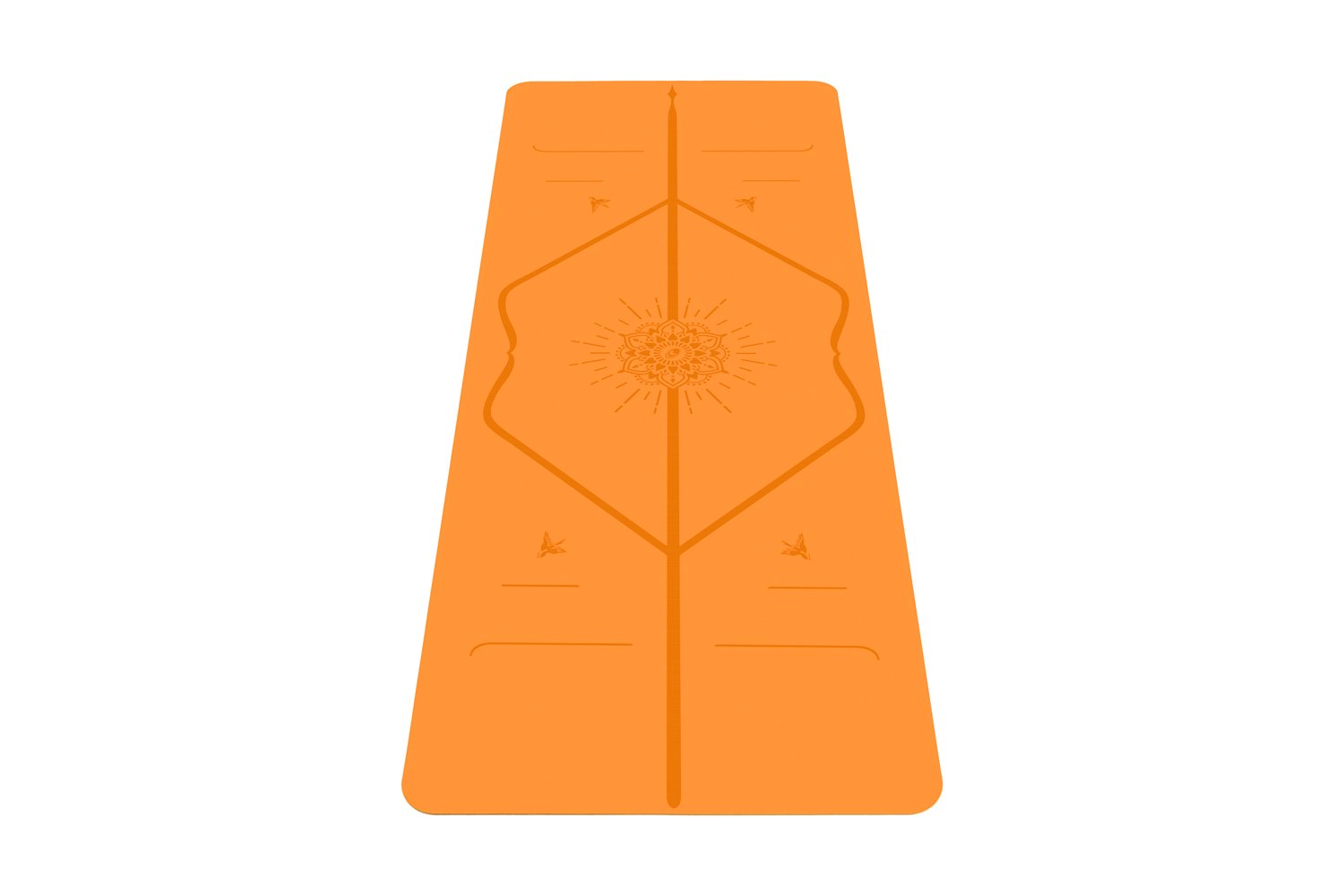 Liforme Happiness Yoga Mat - Vibrant Orange