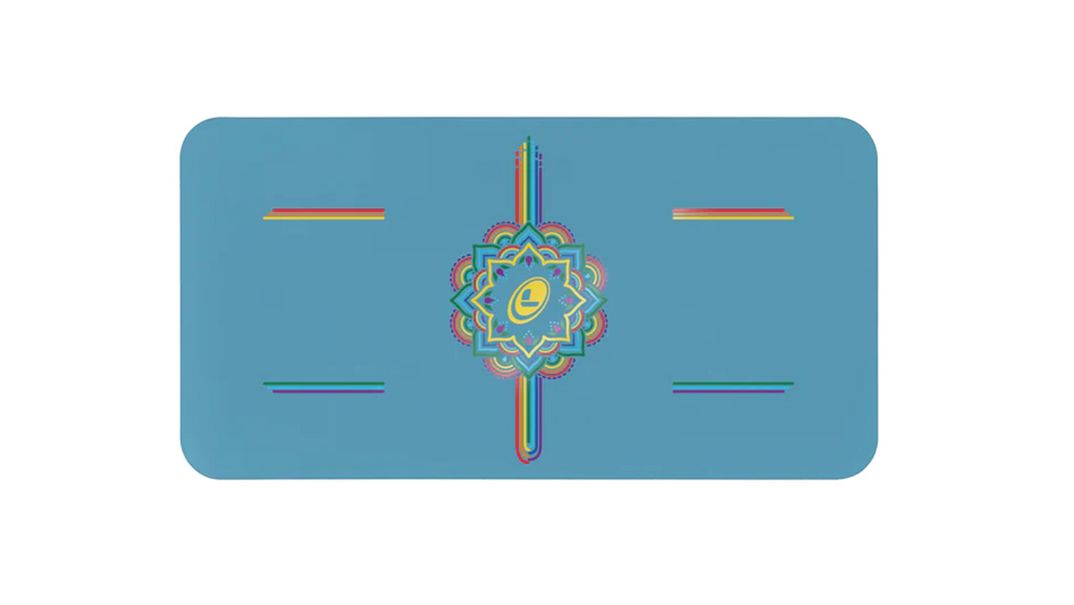 Liforme Yoga Pad - Blue Sky Rainbow