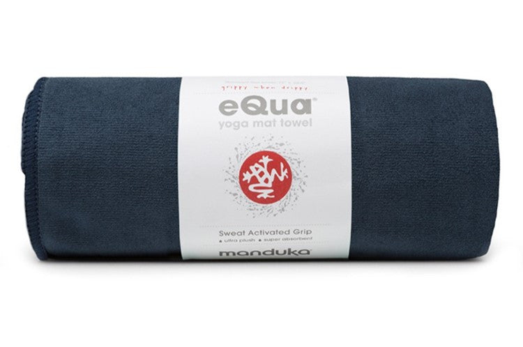 Manduka eQua Mat Towel - Midnight - goYOGA Outlet