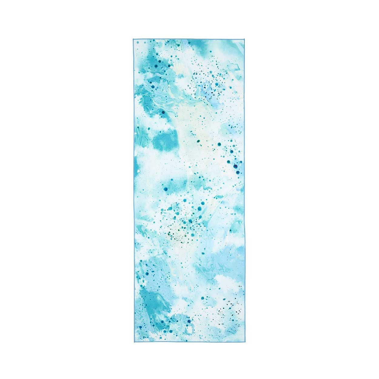 Manduka eQua Mat Towel Splatter Splash Blue