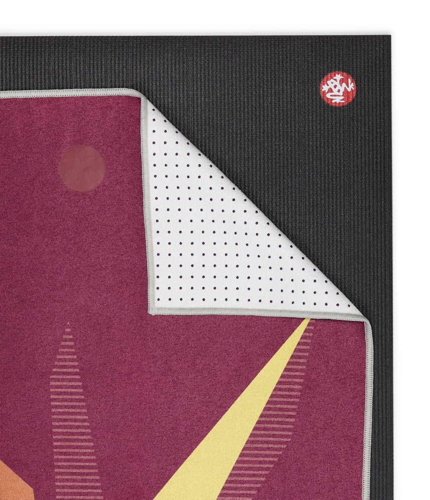 Manduka Yogitoes Mat Towel - Palm Geo