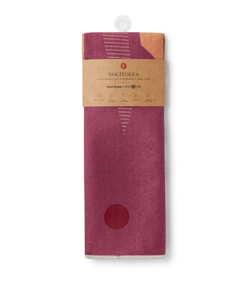 Manduka Yogitoes Mat Towel - Palm Geo