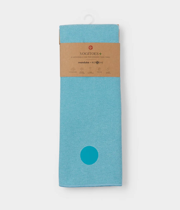 Manduka Yogitoes Mat Towel - Aqua