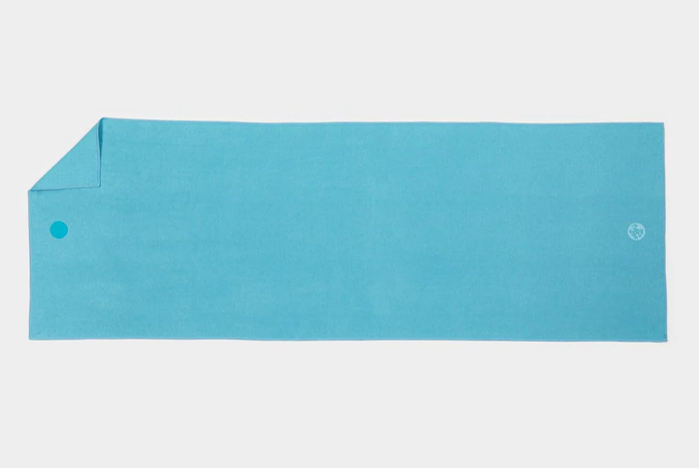 Manduka Yogitoes Mat Towel - Aqua