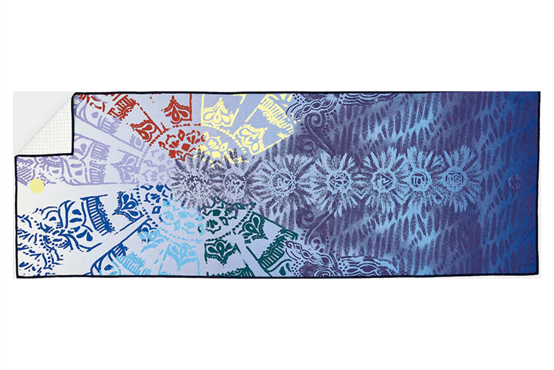 Manduka Yogitoes Yoga Mat Towel - Chakra Blue