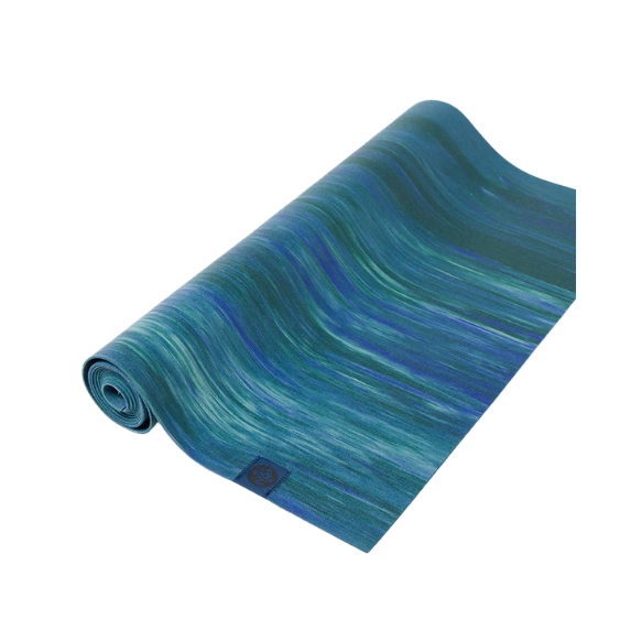 Manduka eKO SuperLite® Travel Mat - Blue Toad Marbled