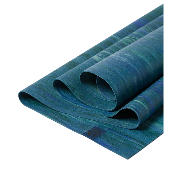 Manduka eKO SuperLite® Travel Mat - Blue Toad Marbled