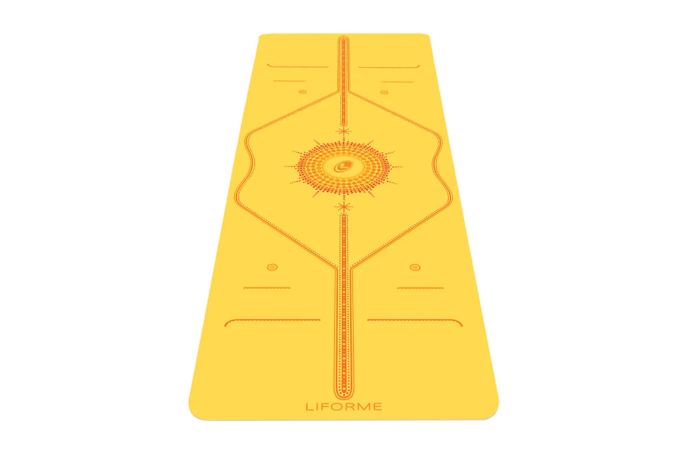 Liforme Radiant Sun Yoga Mat - Yellow