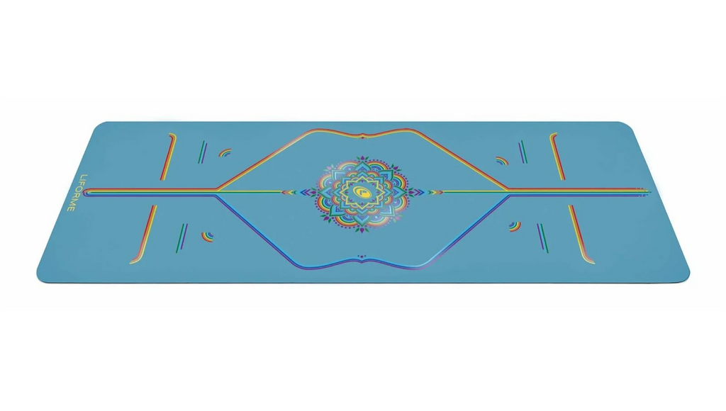 ヨガマット- LIFORME BLUE SKY RAINBOW YOGA MAT Liforme Rainbow Yoga Mat | Liforme