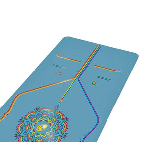 Liforme Blue Sky Rainbow Yoga Mat