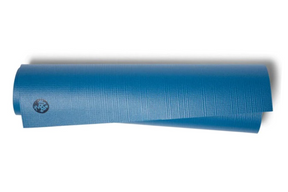 Manduka PRO Yoga mat in calming aquamarine color, perfect for all yoga enthusiasts. Made from eco-friendly materials, providing excellent grip and support for your yoga practice.
