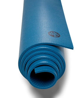 Manduka PRO Yoga mat in calming aquamarine color, perfect for all yoga enthusiasts. Made from eco-friendly materials, providing excellent grip and support for your yoga practice.