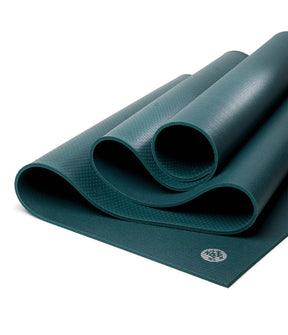 High-quality Manduka PRO Yoga Mat in Deep Sea, perfect for enhancing your yoga practice. Non-toxic, eco-friendly material with superior grip and support for optimal performance and comfort