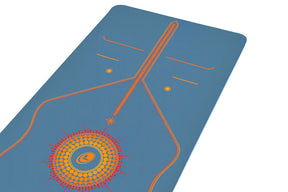 Liforme Radiant Sun Yoga Mat - Blue