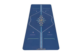 Liforme Cosmic Moon Yoga Mat - Dusk Blue