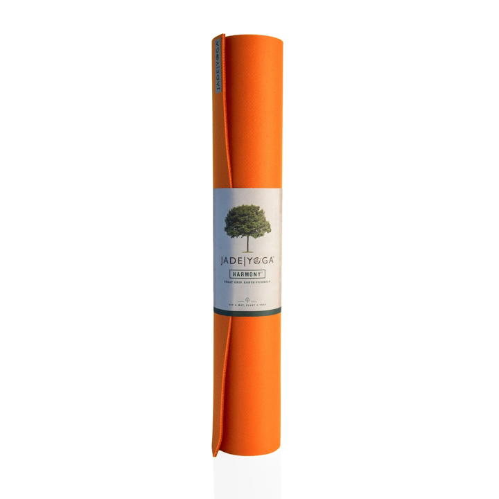 Jade Yoga - Harmony Mat 68" Tibetan Orange