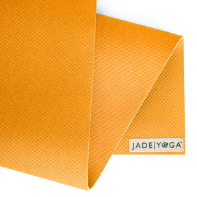 Jade Yoga - Harmony Mat 71" - Saffron - goYOGA Outlet