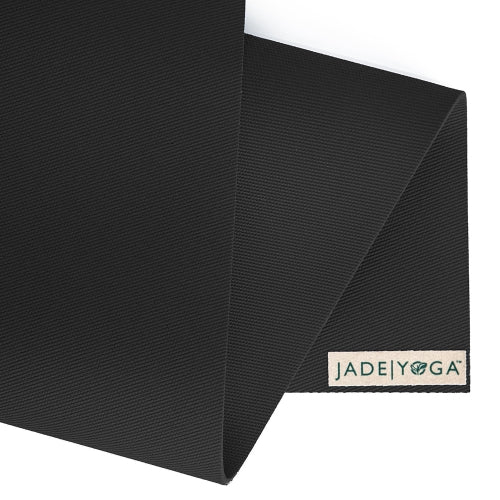 Jade Yoga - Harmony Mat 68" Black - goYOGA Outlet