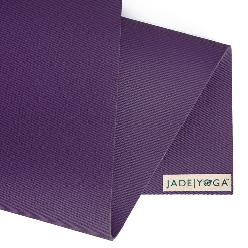 Jade Yoga - Fusion Extra Thick Yoga Mat 68" Purple - goYOGA Outlet