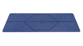 Yoga mat with non-slip grip and unique alignment system - Liforme Yoga Mat in Dusk Blue