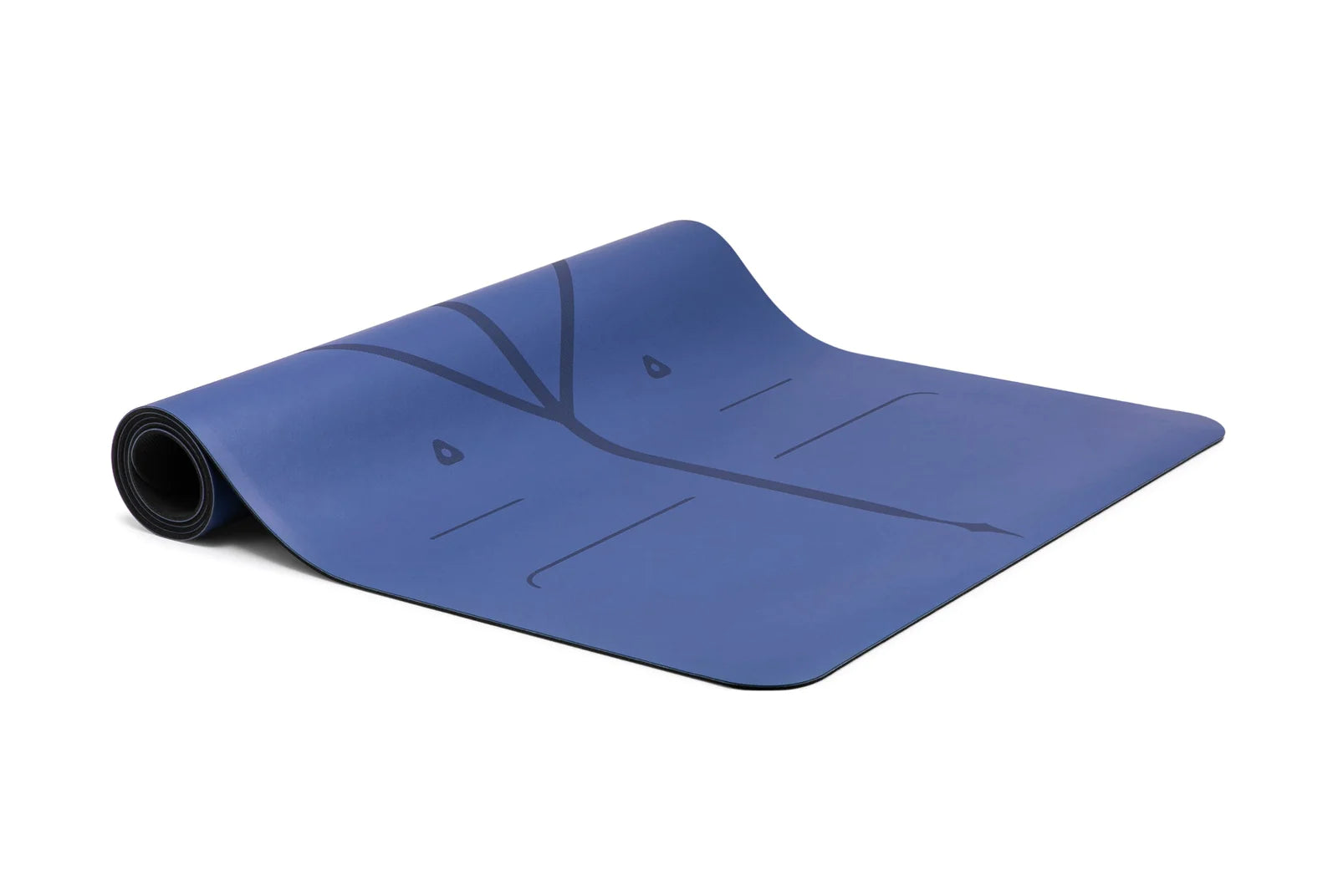 Liforme Yoga Mat Dusk Blue Non Slip with Unique Alignment System