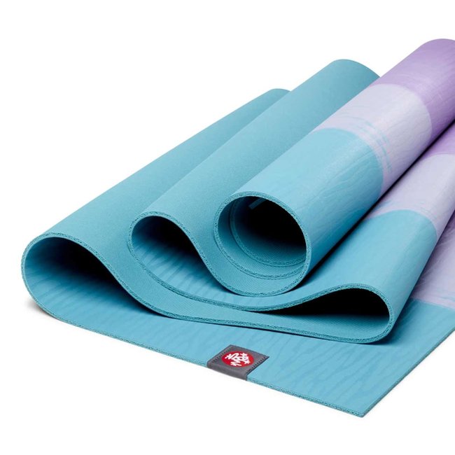 Manduka eKOlite 4mm yoga mat - Aqua Stripe