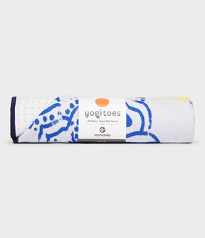 Manduka Yogitoes Yoga Mat Towel - Chakra Blue